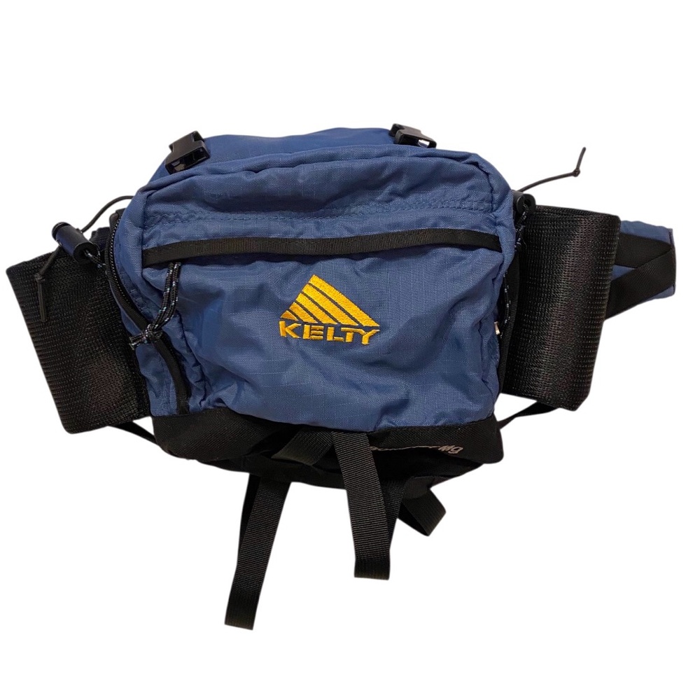 Blue and Black Belt Bag with Durable Design
